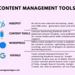 Using Content Management Tools