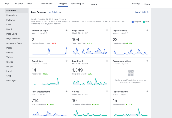 Using Facebook Insights